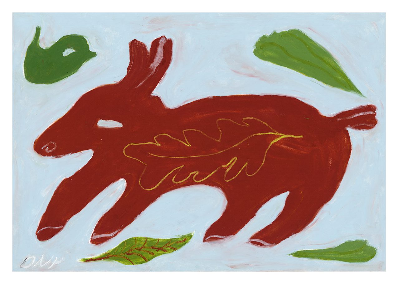 The Poster Club Art Prints Red Animal Poster 30x40 cm rot