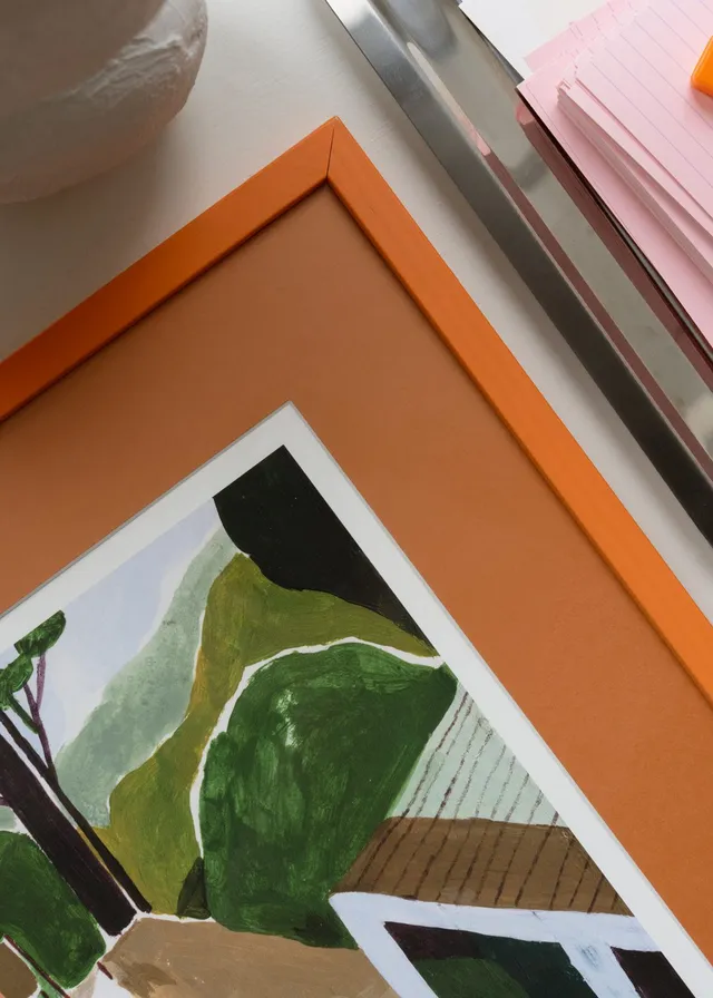 The Poster Club Art Prints Orange Passepartout 30x40 cm