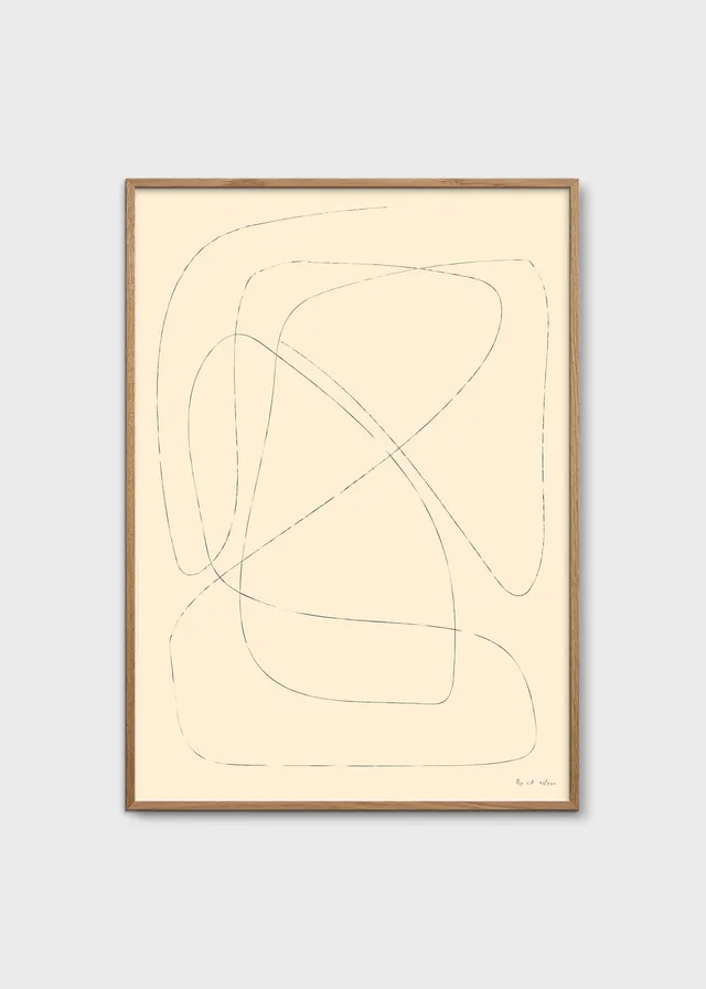 The Poster Club Mid 07 Kunstdruck 30x40 cm Beige Schwarz