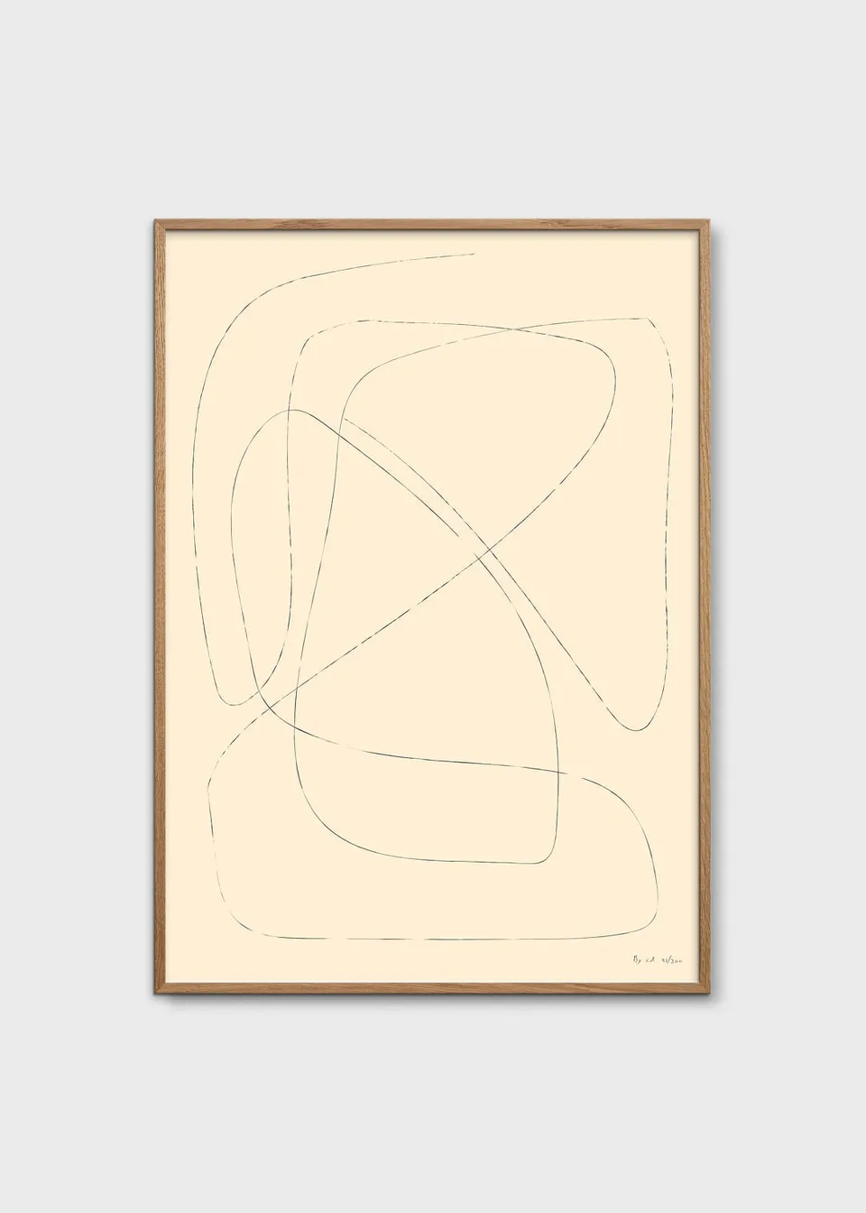 The Poster Club Mid 07 Kunstdruck 30x40 cm Beige Schwarz
