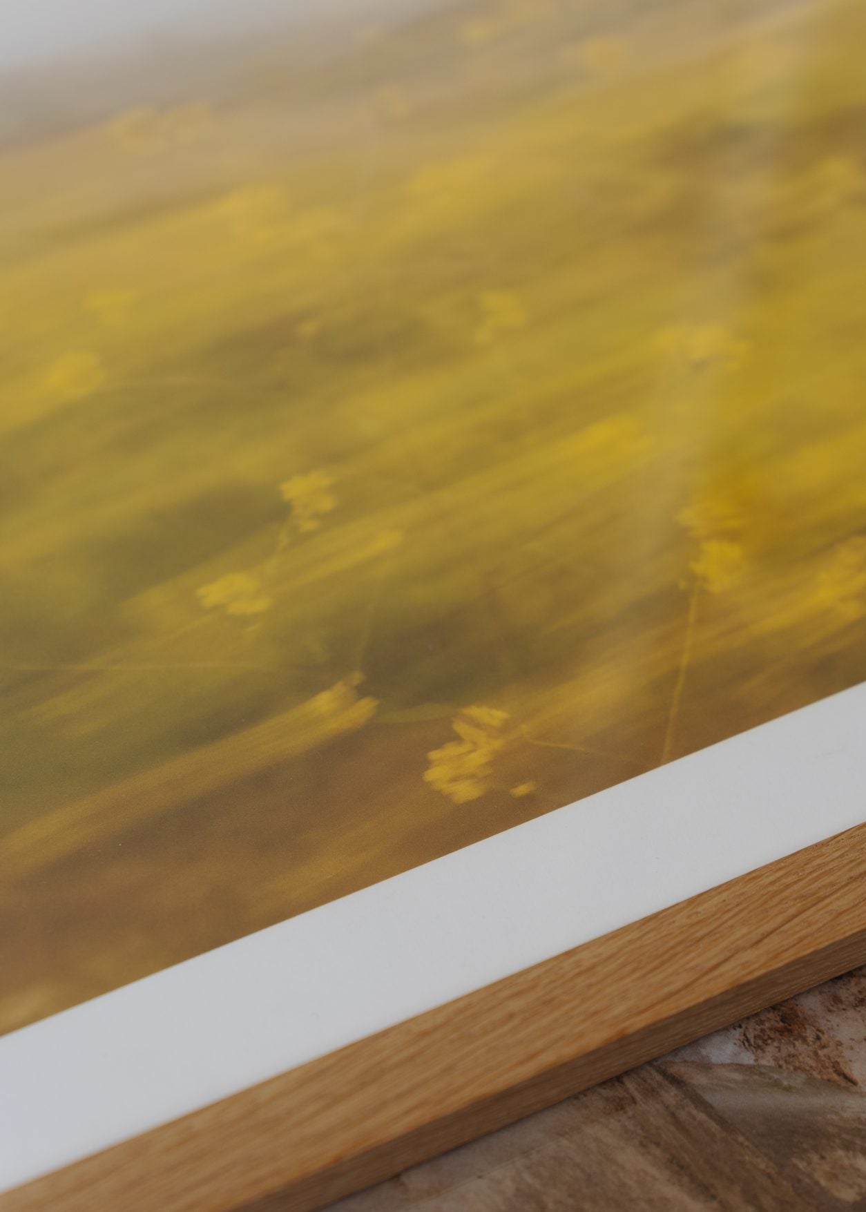 The Poster Club Golden Fotoposter A4 gelb beige