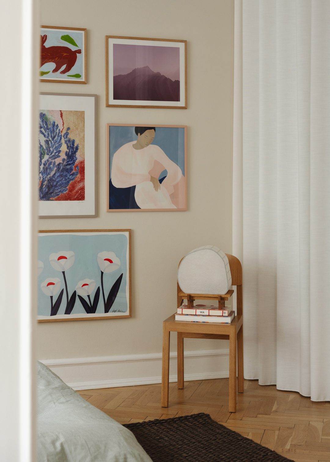 The Poster Club Art Prints Mountain Hue Poster A4 lila