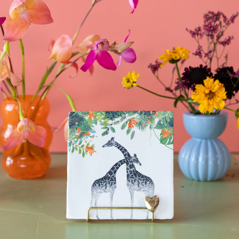 Storytiles Delft blue Altijd aan mijn zijde Fliese 10x10 cm
