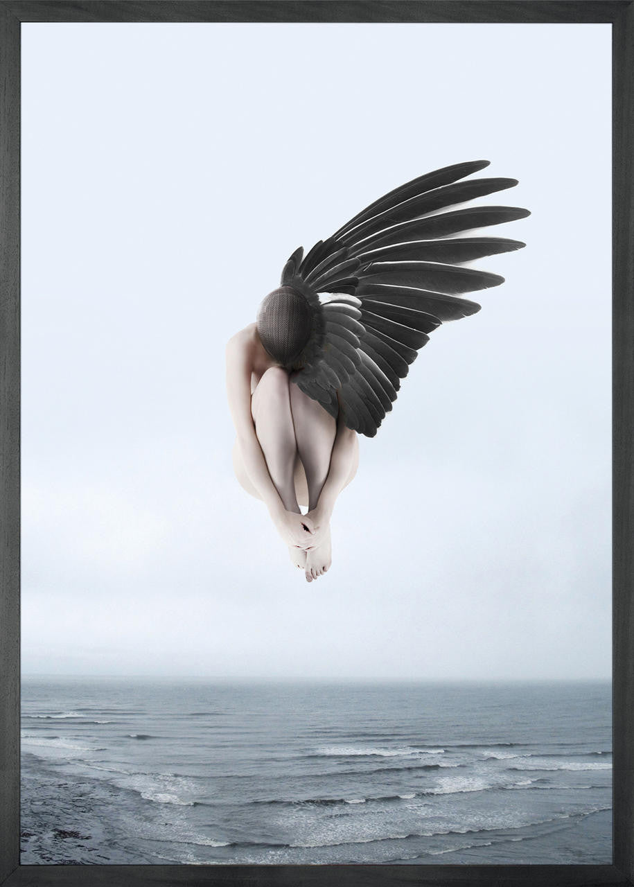 Mineheart The White Sky XXXI Leinwandbild 30x41 cm