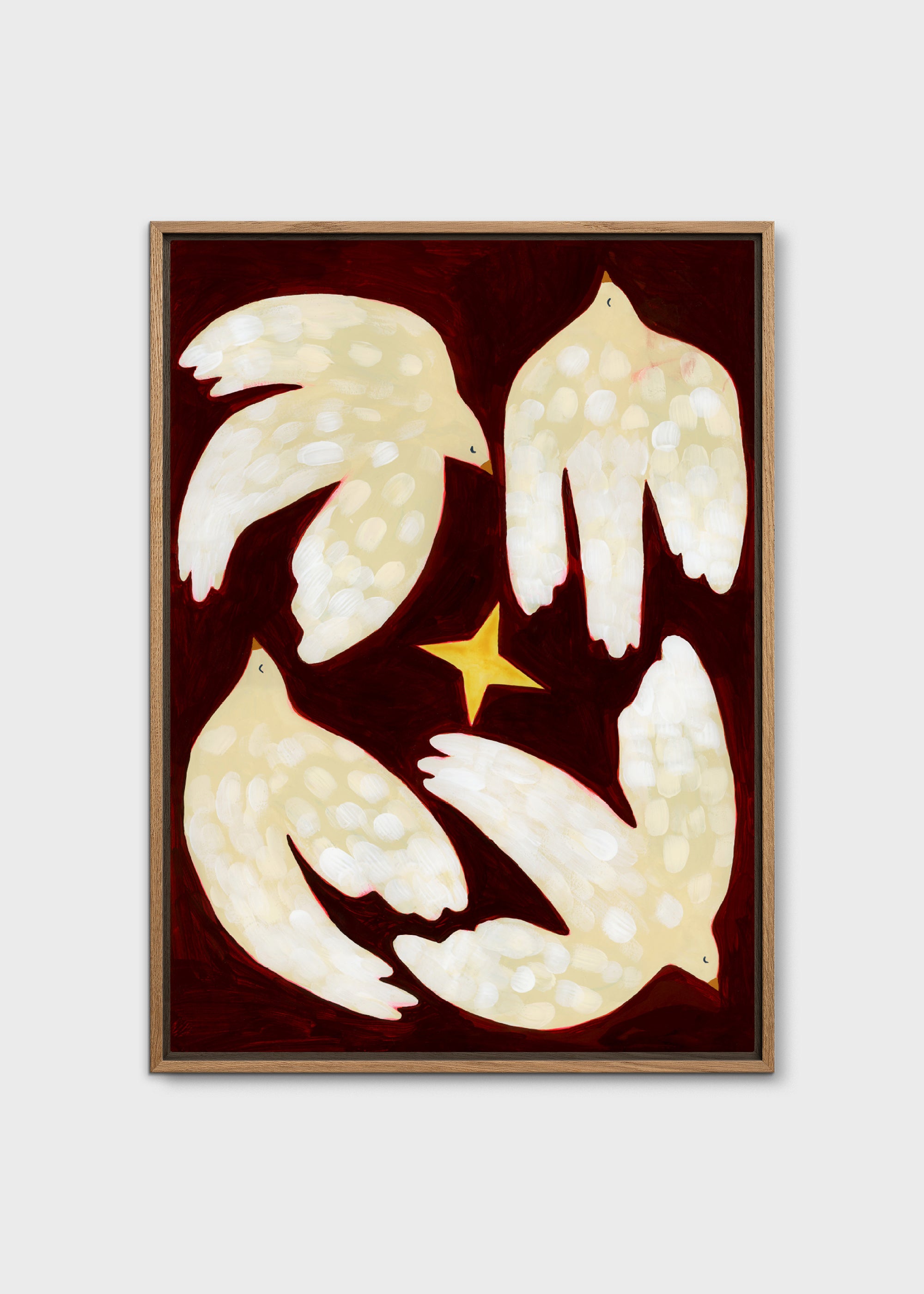 The Poster Club Art Prints Dancing Around the Star Canvas 30x40 Beige