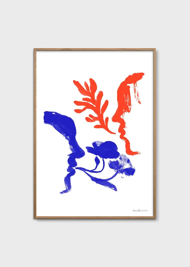 The Poster Club Art Prints Talk to Me Poster 30x40 cm blau