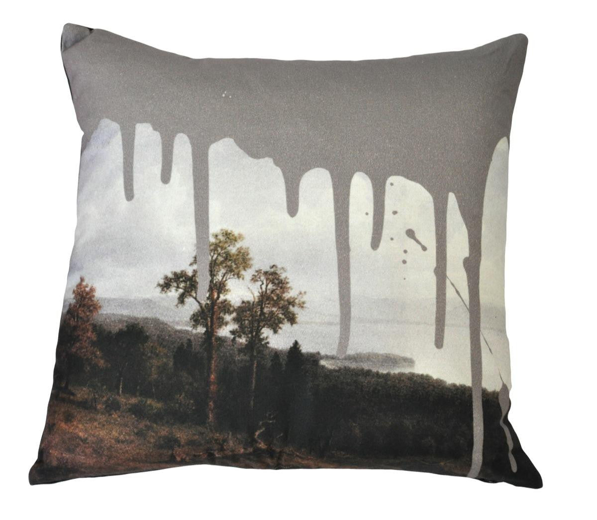 Mineheart Artistic Kissenbezug Grau Landschaft 45x45 cm