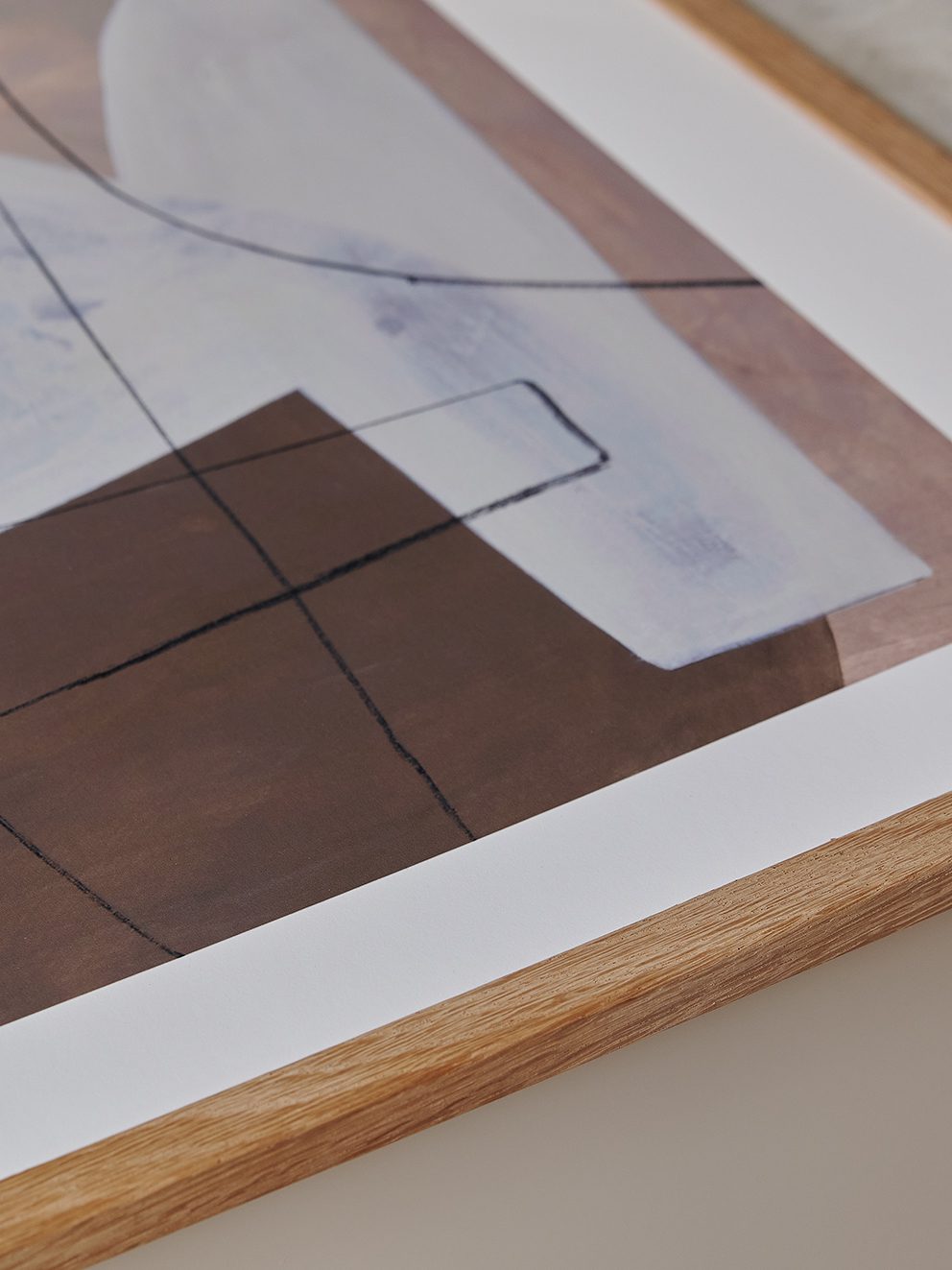 The Poster Club Levitation Poster 30x40 cm Beige Braun