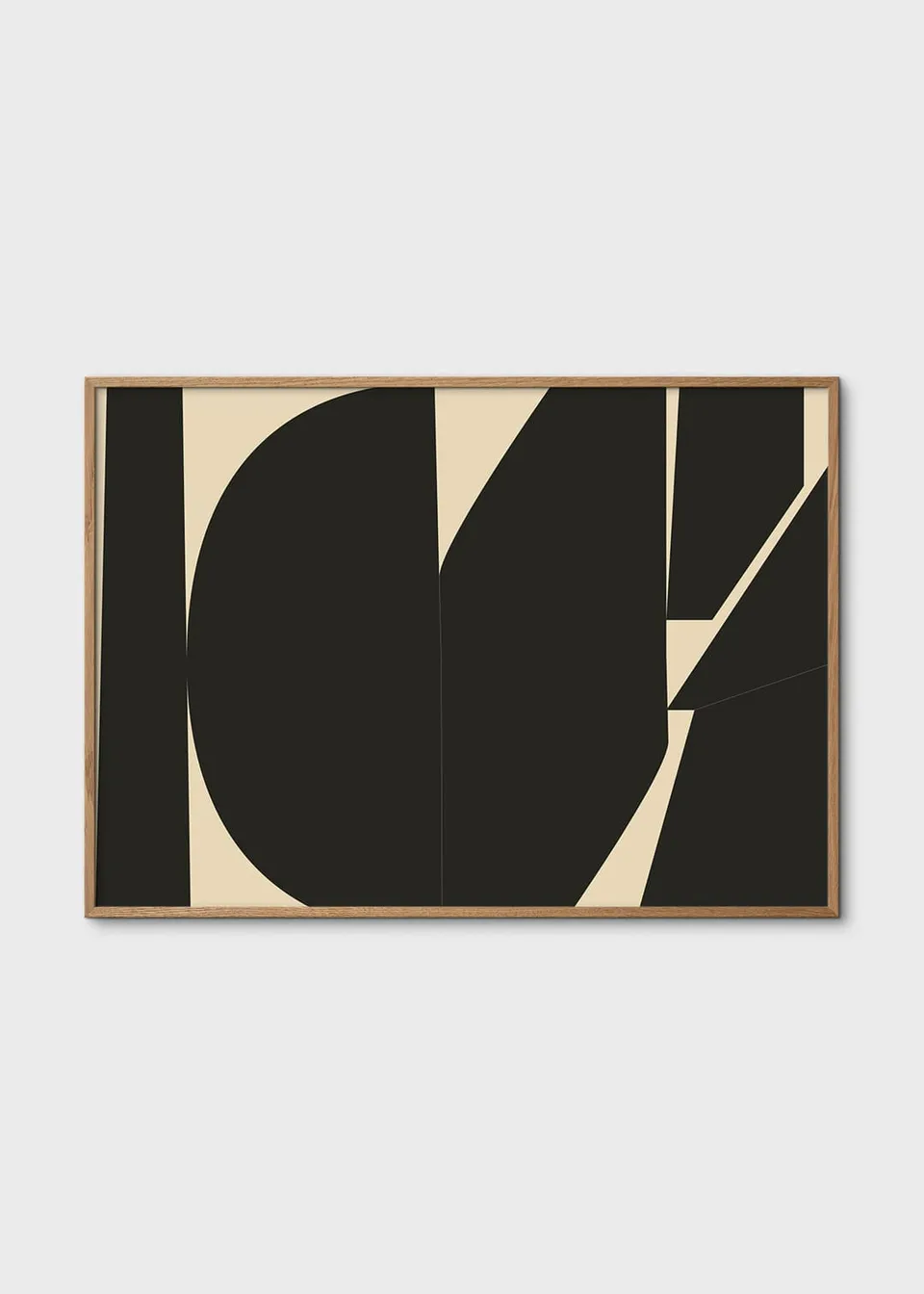 The Poster Club Mid 03 Kunstdruck 30x40 cm beige