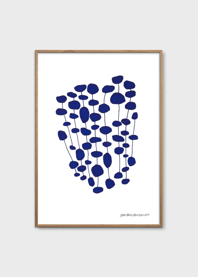 The Poster Club Blue Pearl Forest Poster 30x40 cm blau