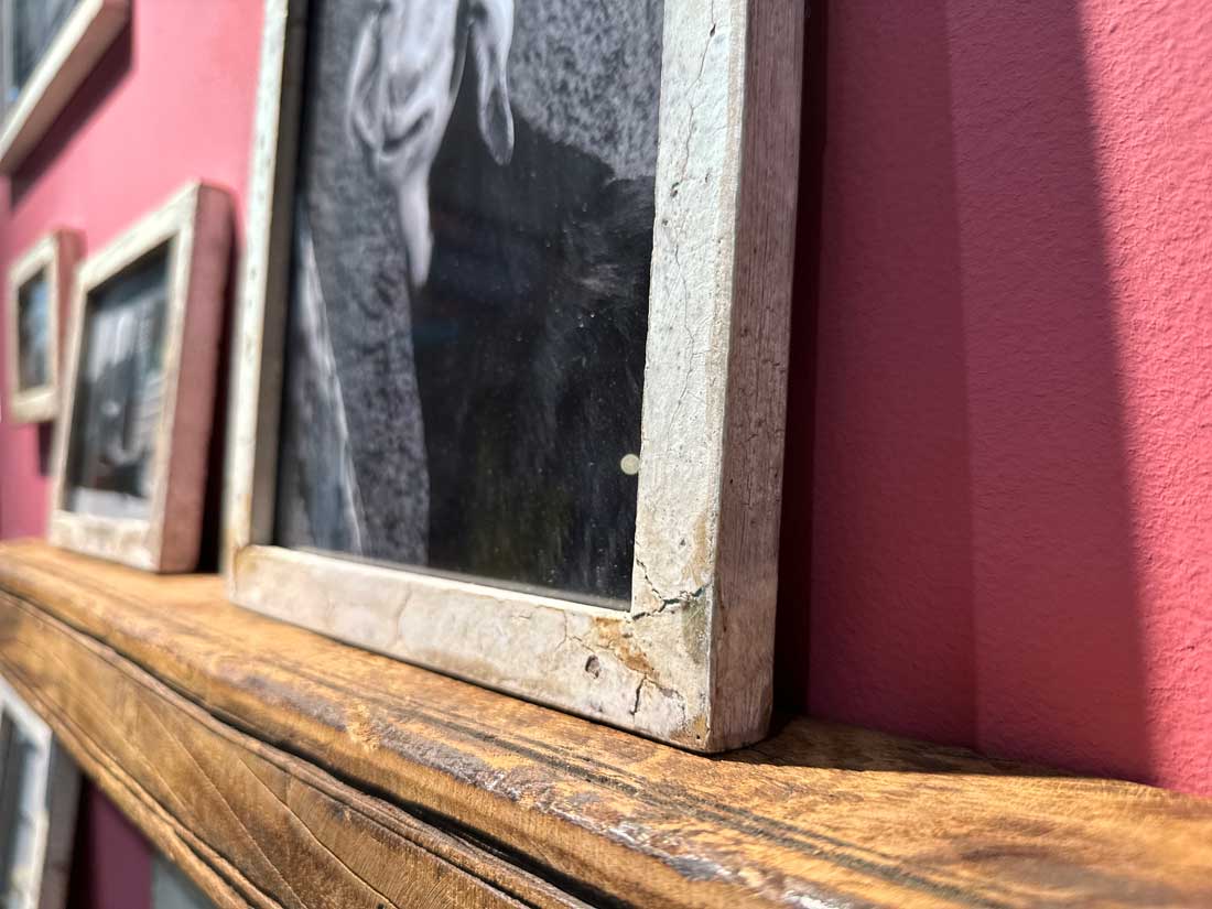 LS-LebenStil Vintage Bilderrahmen 20x30cm Weiß Fundholz