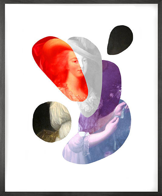 Mineheart Shape Colour Lady 3 Wandbild 66x81cm bunt