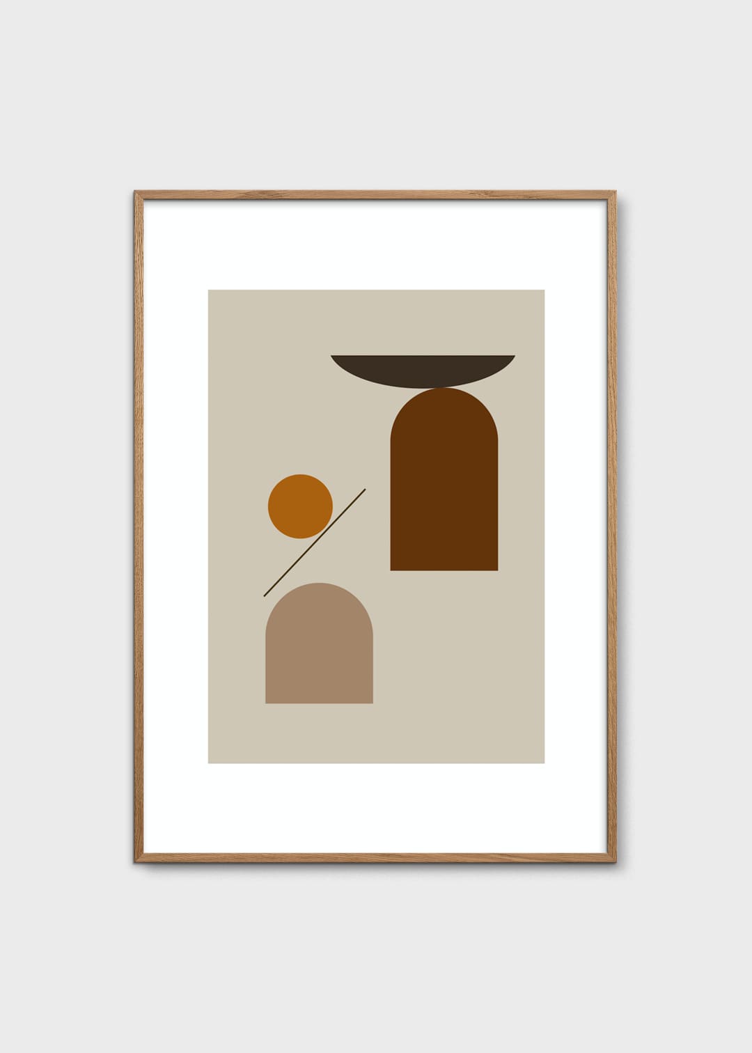 The Poster Club Art Prints New Form 4 Poster A2 beige