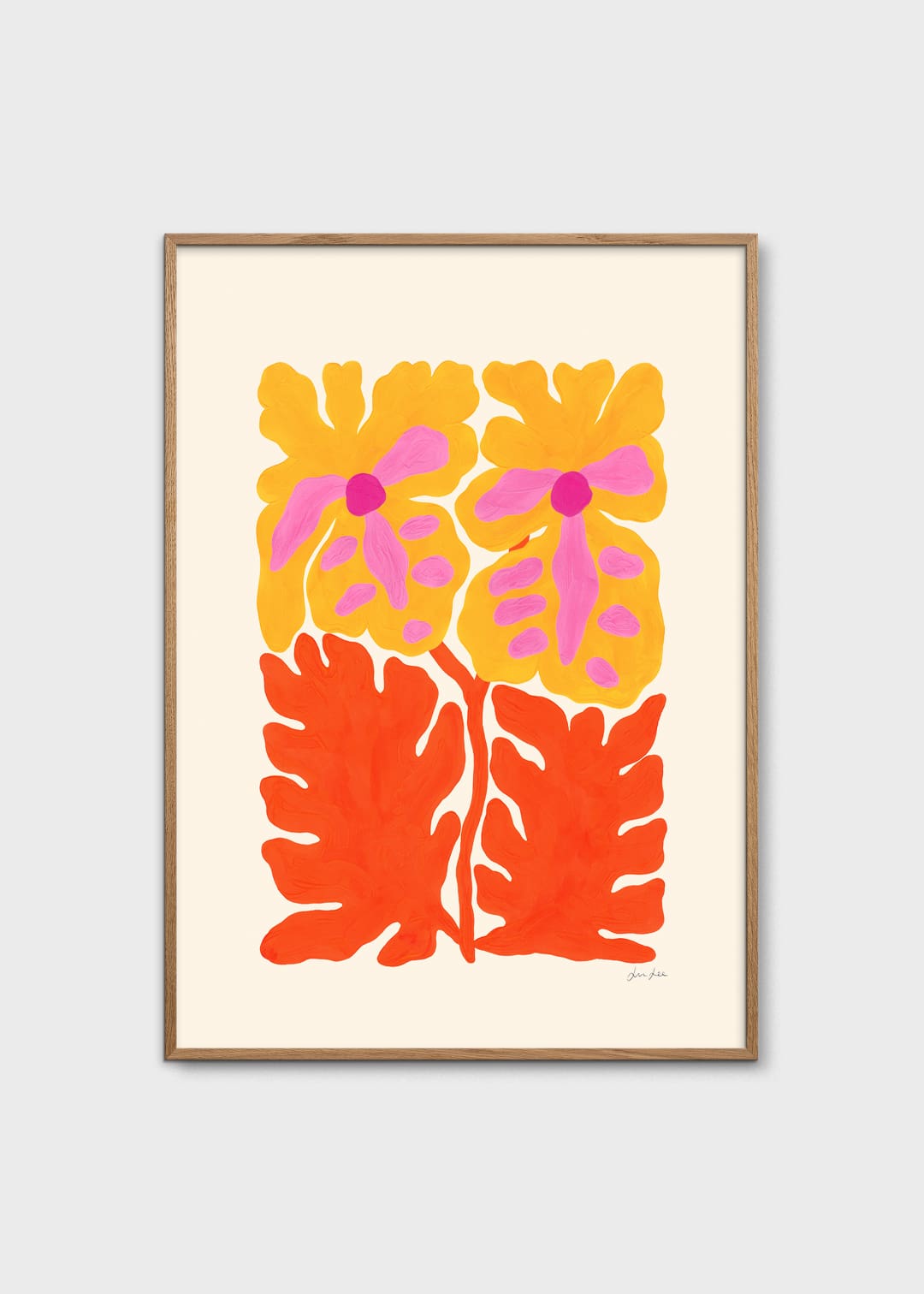 The Poster Club Overgrown Kunstdruck 30x40 cm Botanik