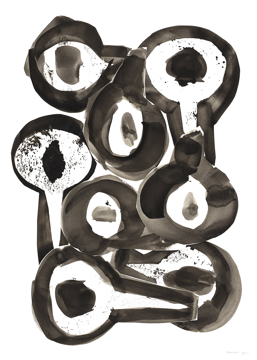 The Poster Club Art Prints No. 173 Poster 30x40 cm schwarz-weiß
