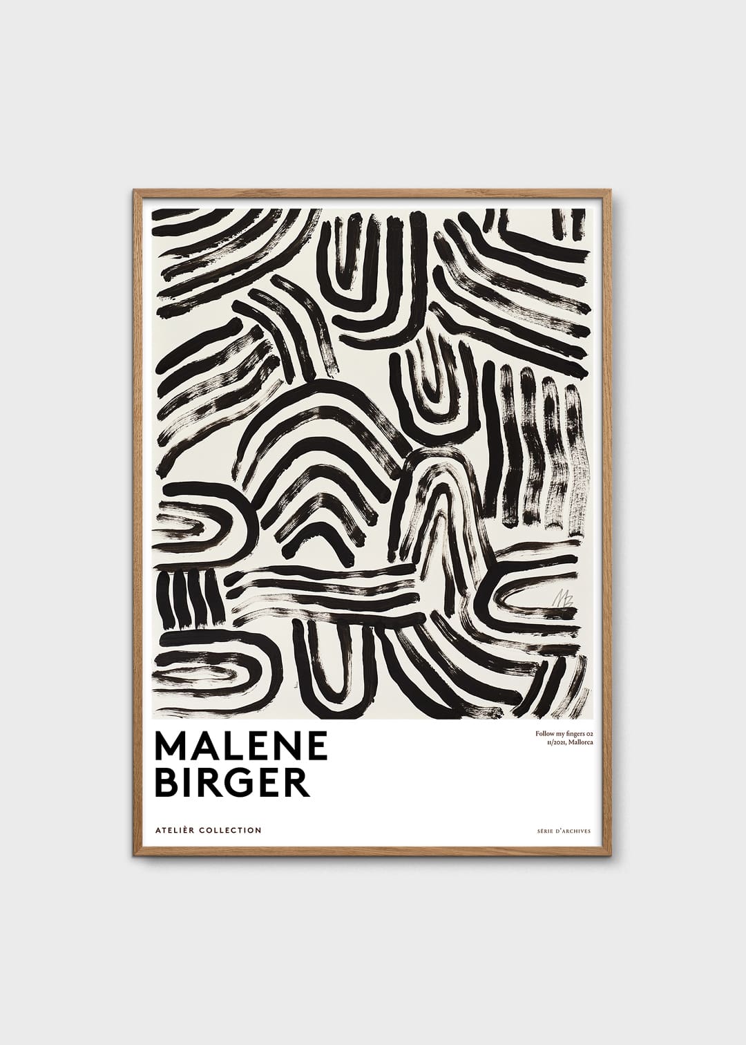 The Poster Club Art Prints Follow My Fingers Poster 50x70 sw