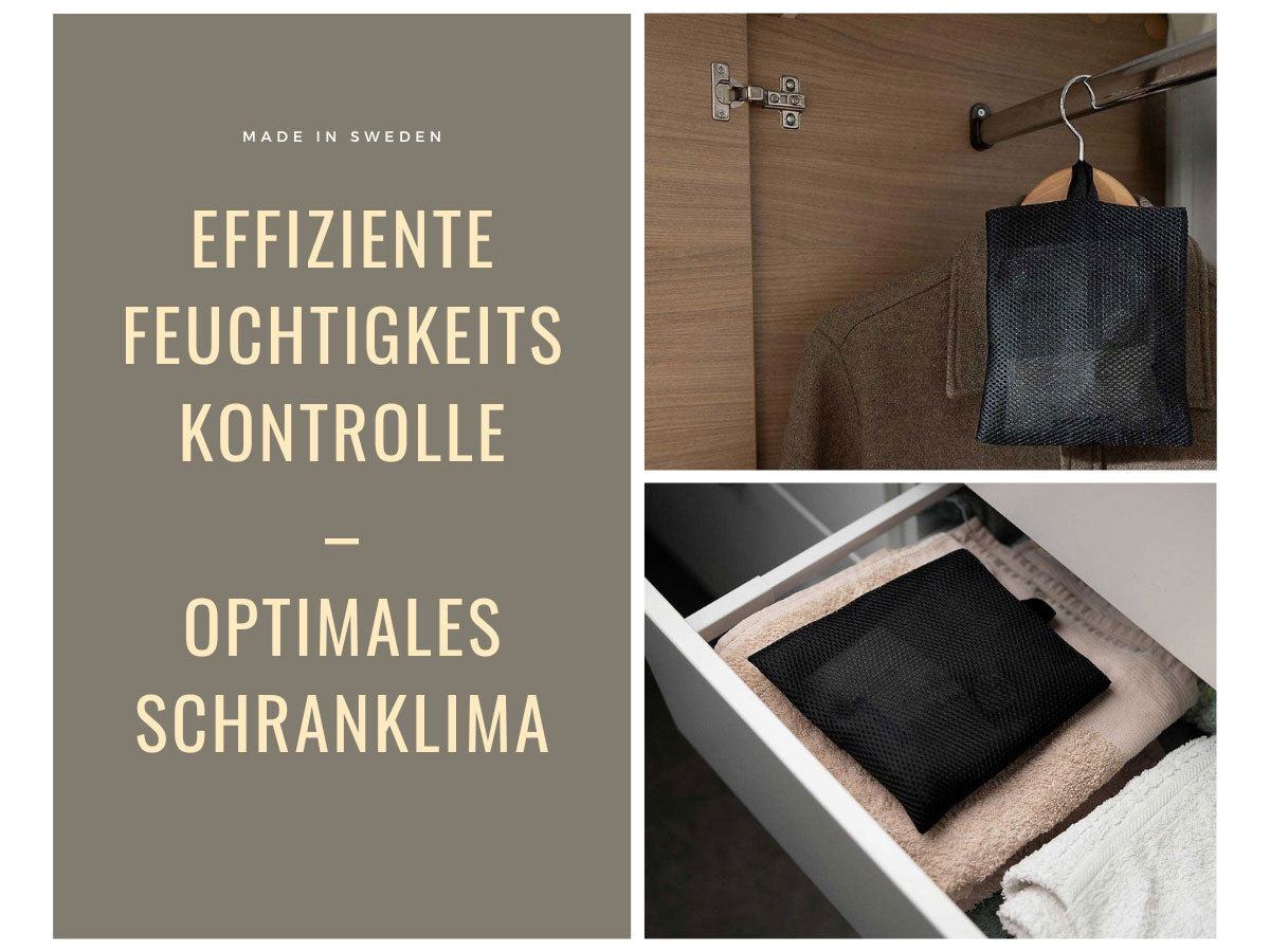 LS-LebenStil Absodry Textile Luftentfeuchter Schwarz Hänger