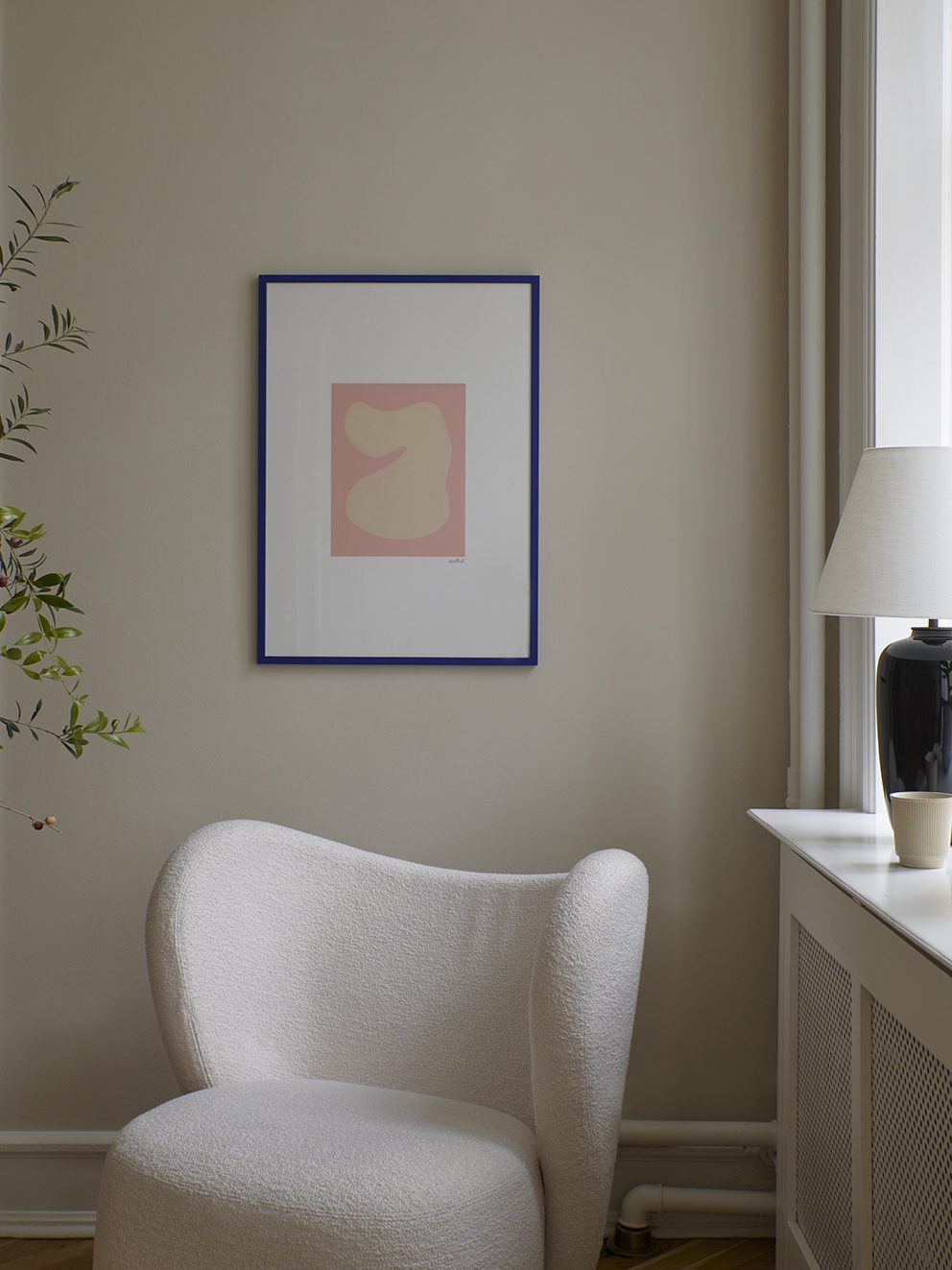 The Poster Club Art Prints Shape Study 01 Poster 30x40 beige