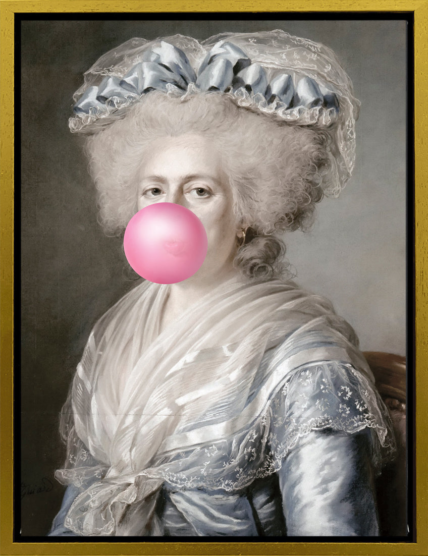 Mineheart Bubblegum Portrait 4 Leinwandbild 40x50 cm