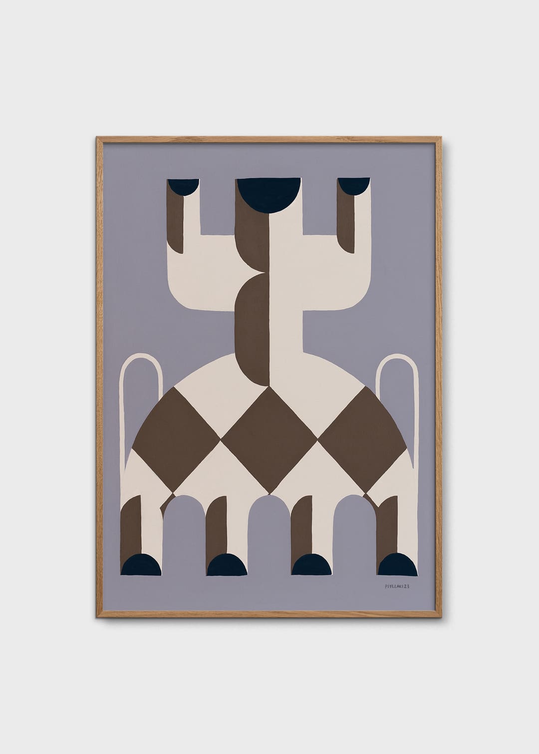 The Poster Club Celebration Poster A4 blau beige