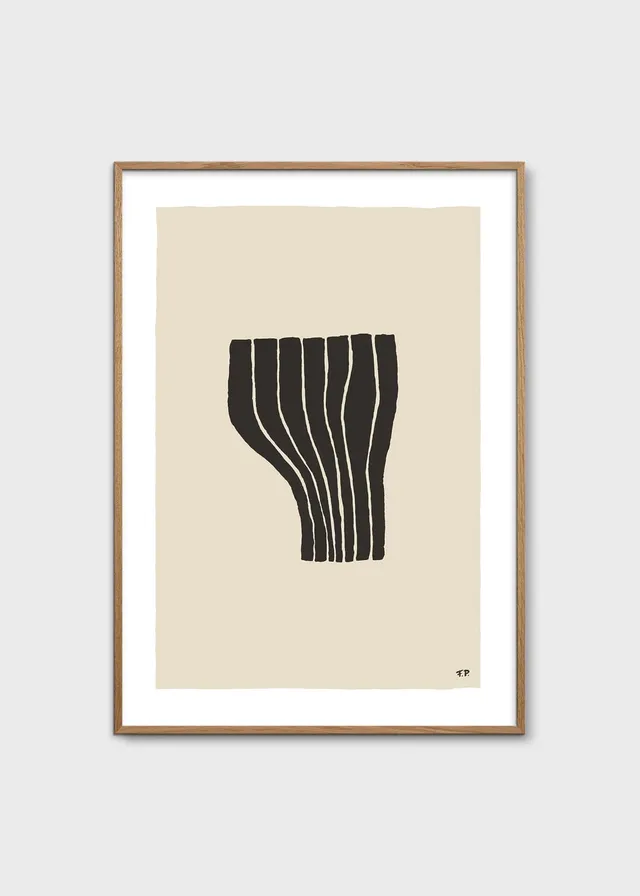 The Poster Club Art Prints Curtain Poster 30x40 cm beige