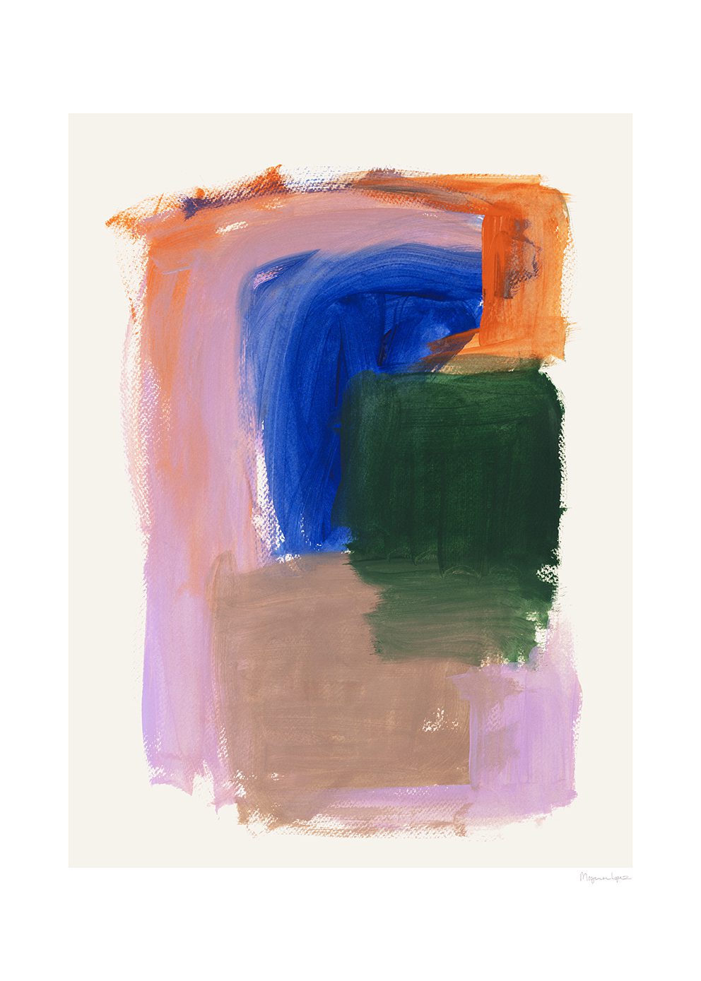 The Poster Club Art Prints Improvise Poster 30x40 cm beige