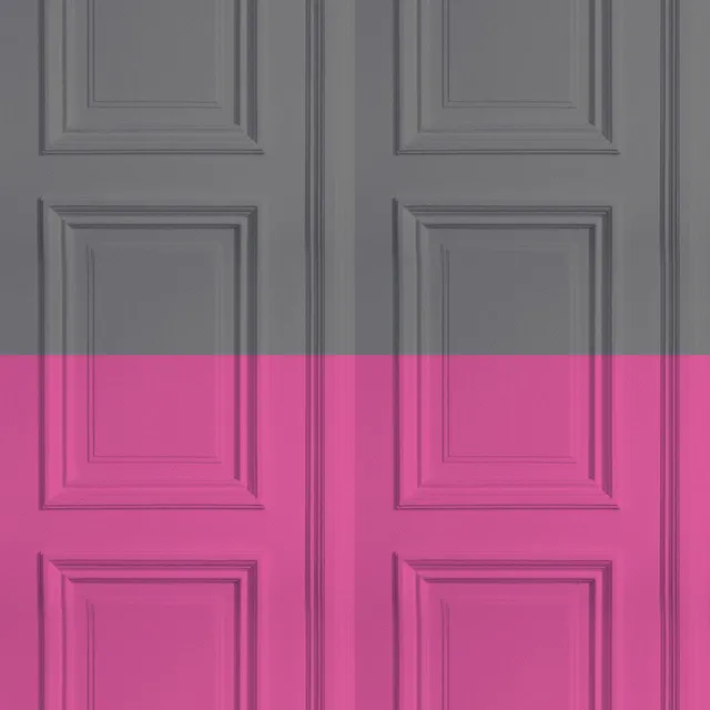 Mineheart Grey Rose Panelling Tapete Grau Rosa A3 Muster Holz