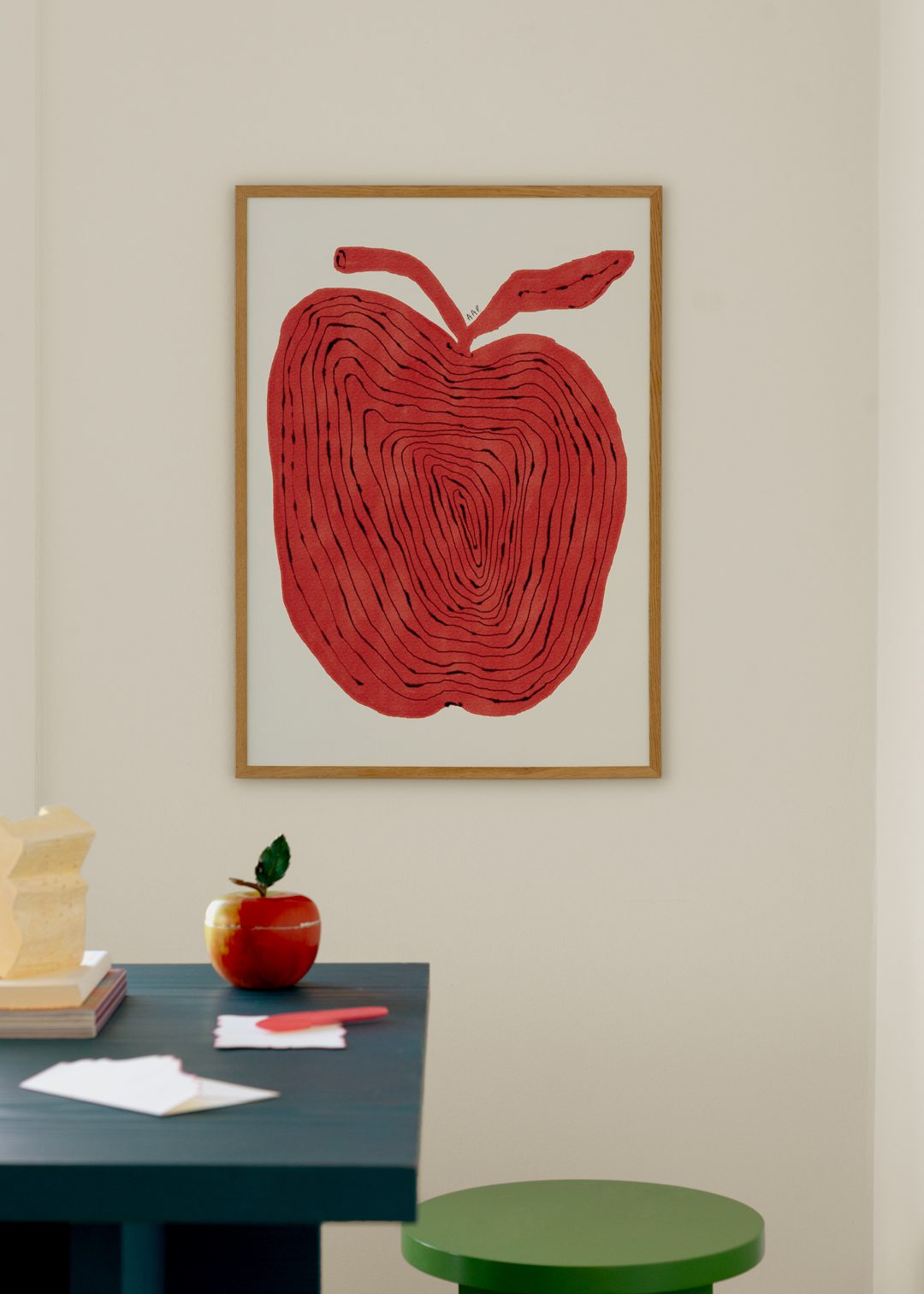 The Poster Club Earthly Delights 01 Poster 30x40 cm rot