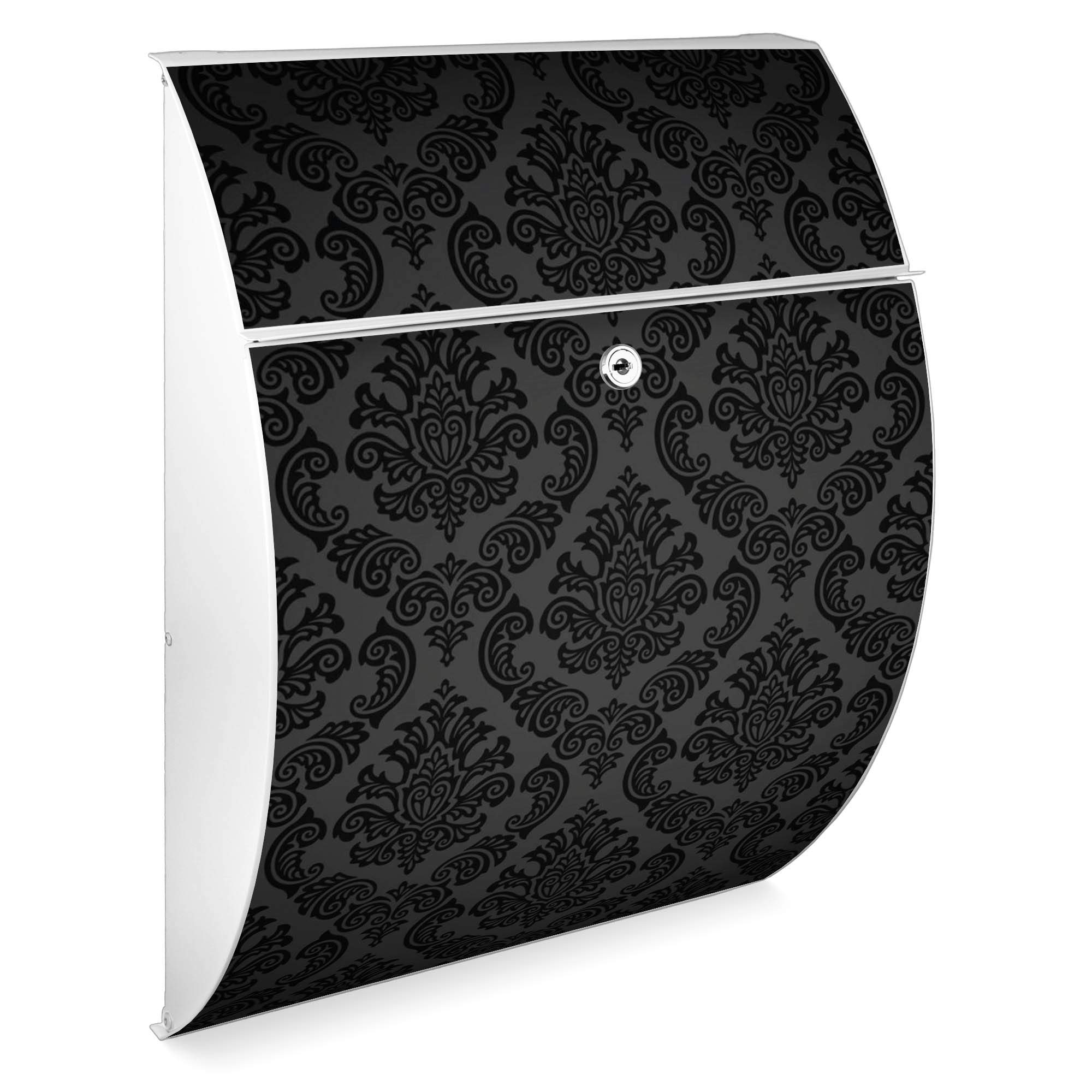Banjado Riviera Briefkasten anthrazit – Black Deluxe A4 Stahl