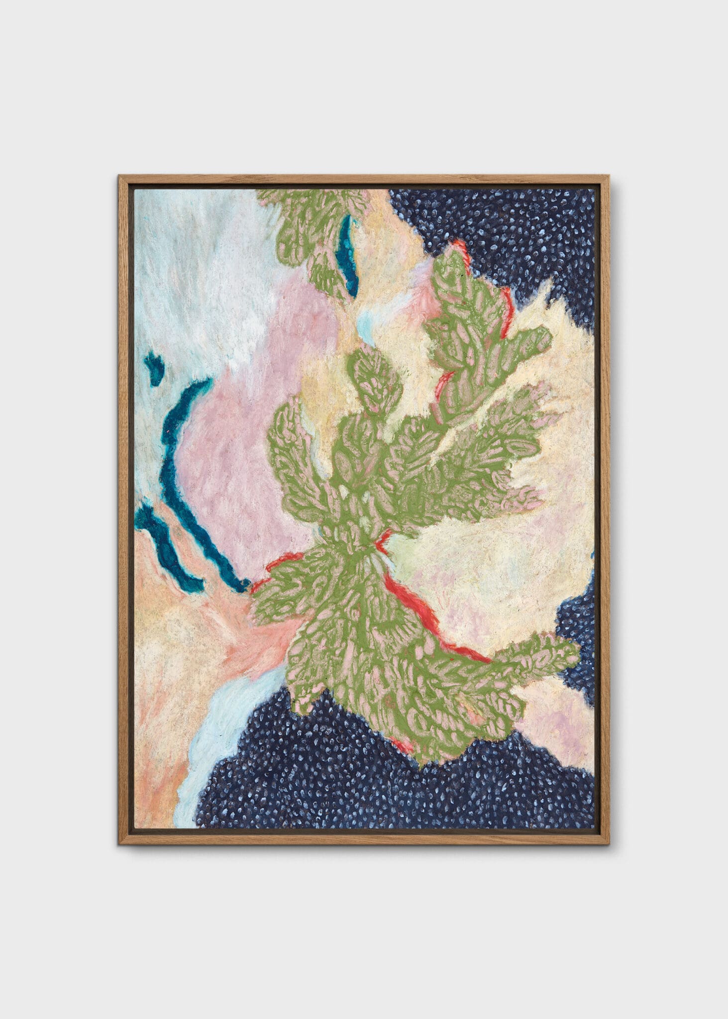 The Poster Club Art Prints Little Green Leinwandbild 30x40 cm grün