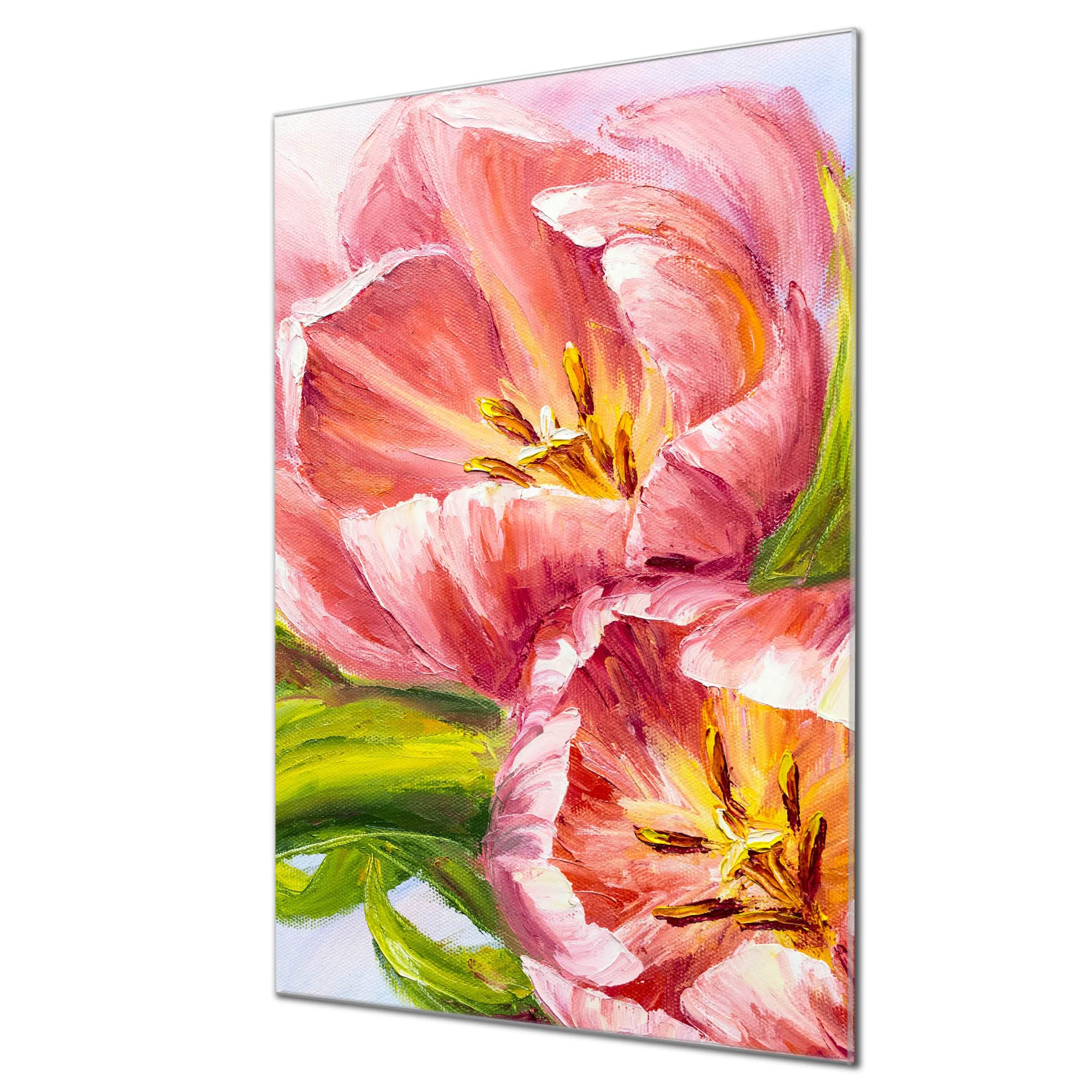 Banjado Magnettafel Klee in Reihe Glasboard 60x40cm Blumen
