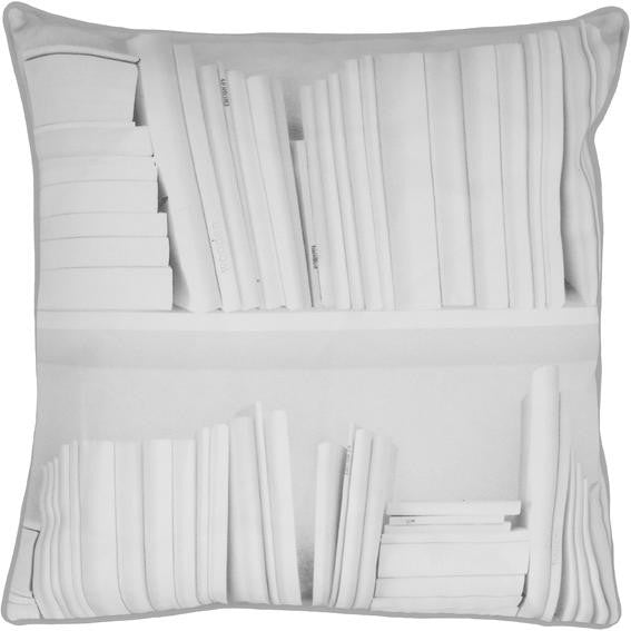 Mineheart Cushions White Bookshelf Kissen 45x45cm Bücher