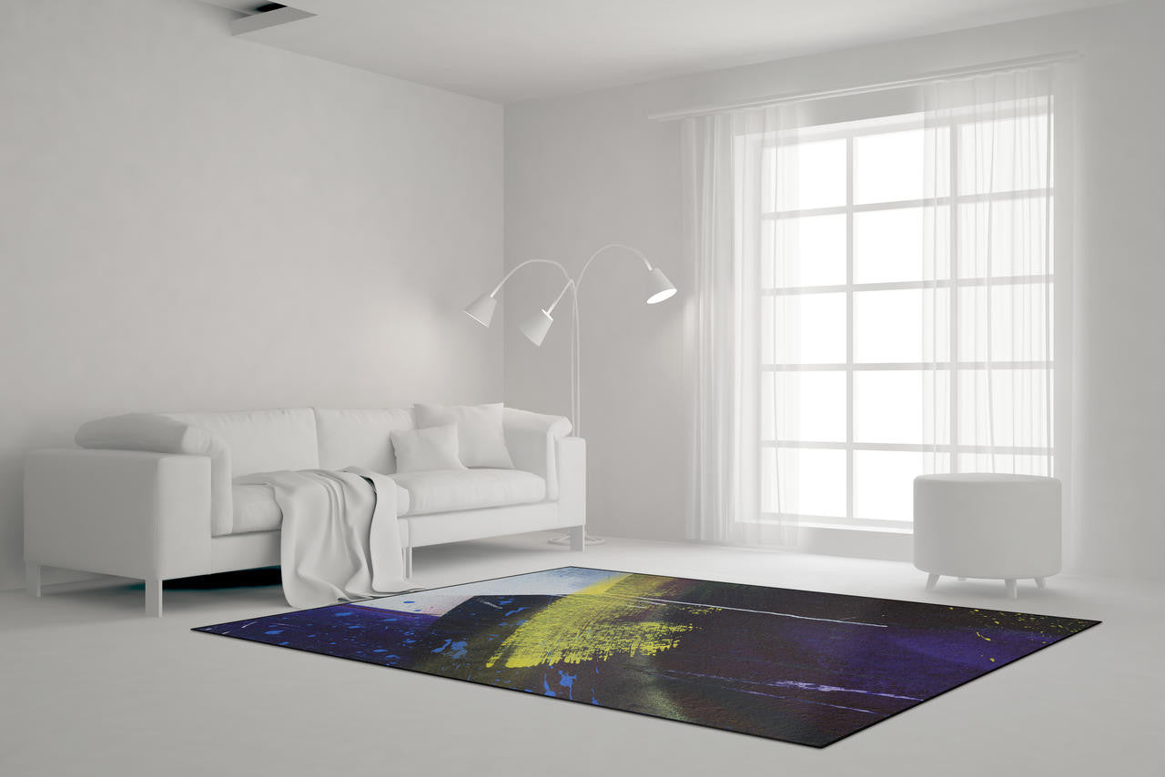 Mineheart Graffiti-2 Teppich Lila Grau 200x300cm