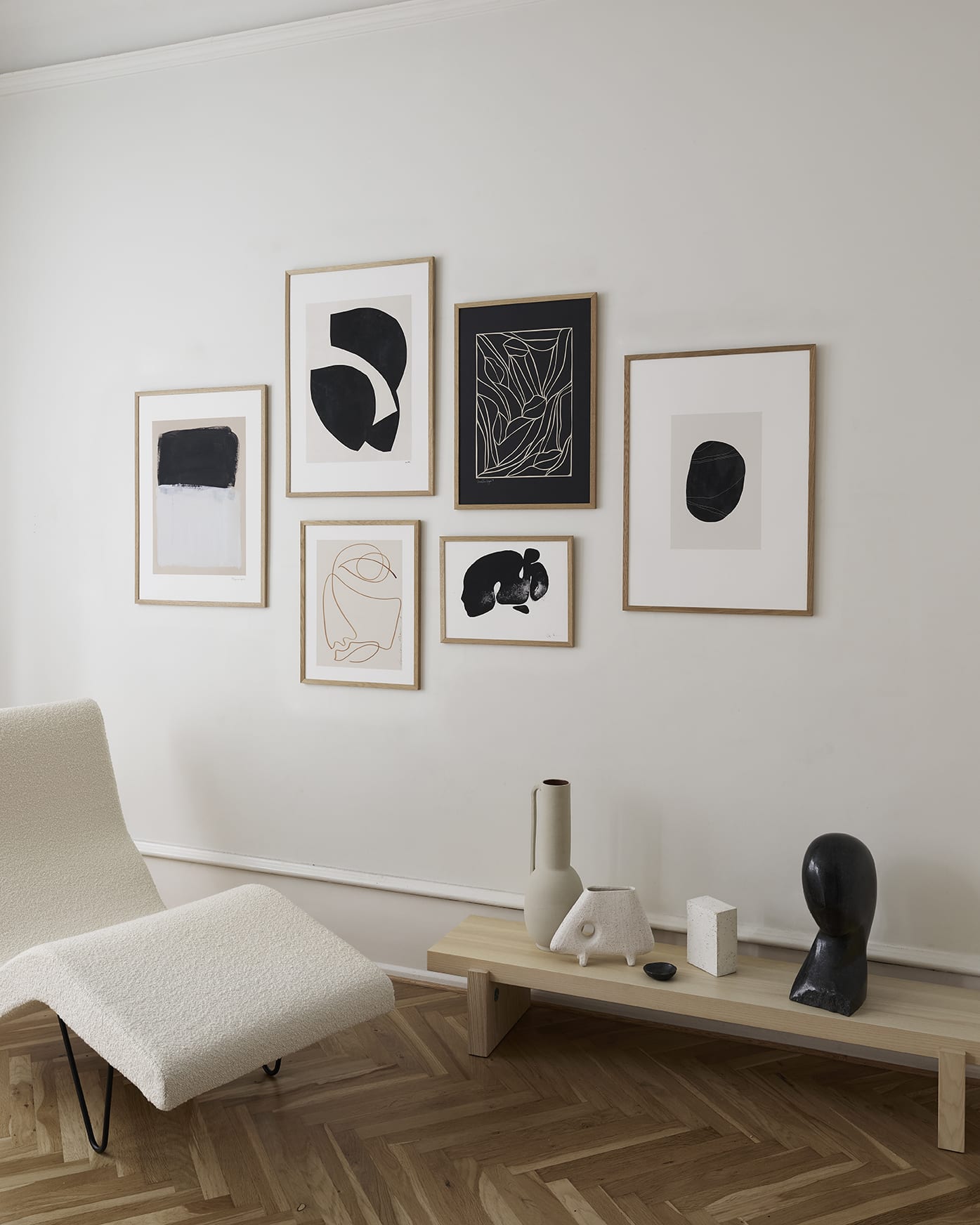 The Poster Club Painted Surface Poster 50x70 cm Beige