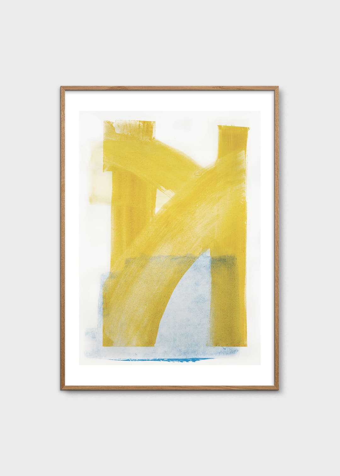 The Poster Club Leau Kunstdruck 30x40 cm Gelb Abstrakt