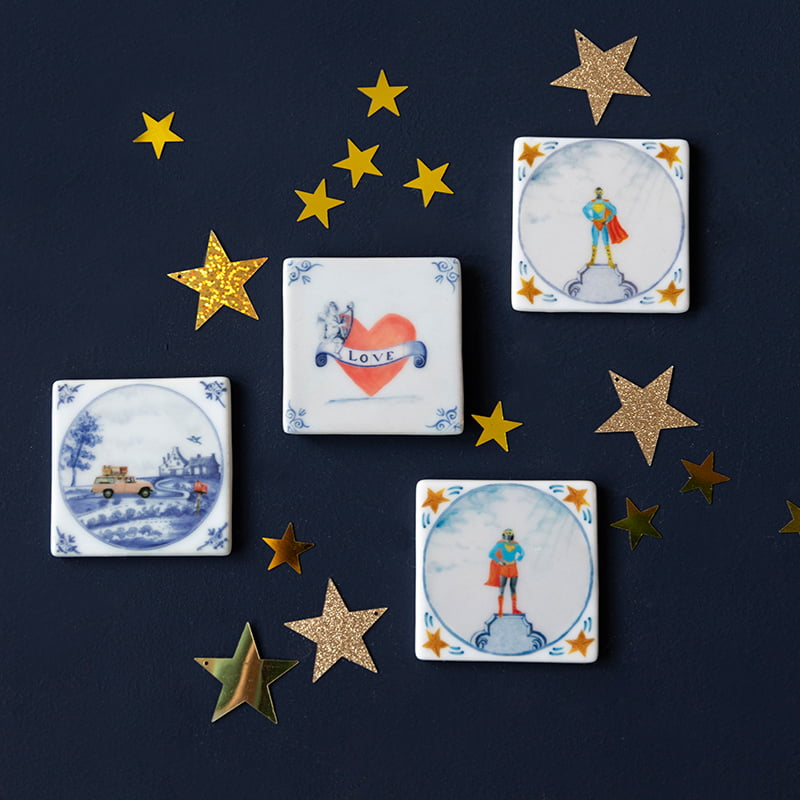 Storytiles Mini's Oost West Thuis Best Wandfliese Mini Spruch