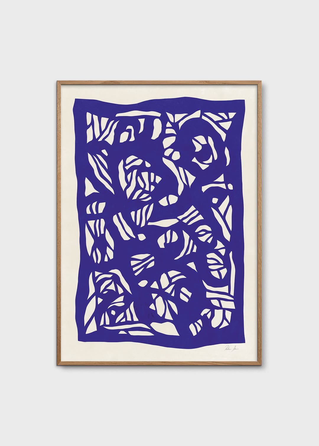 The Poster Club Art Prints Root no. 03 Poster A4 blau abstrakt