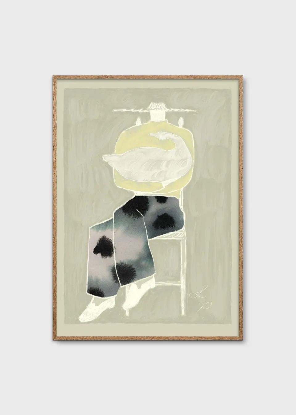 The Poster Club Sam and Charlotte Poster 30x40 cm figurativ
