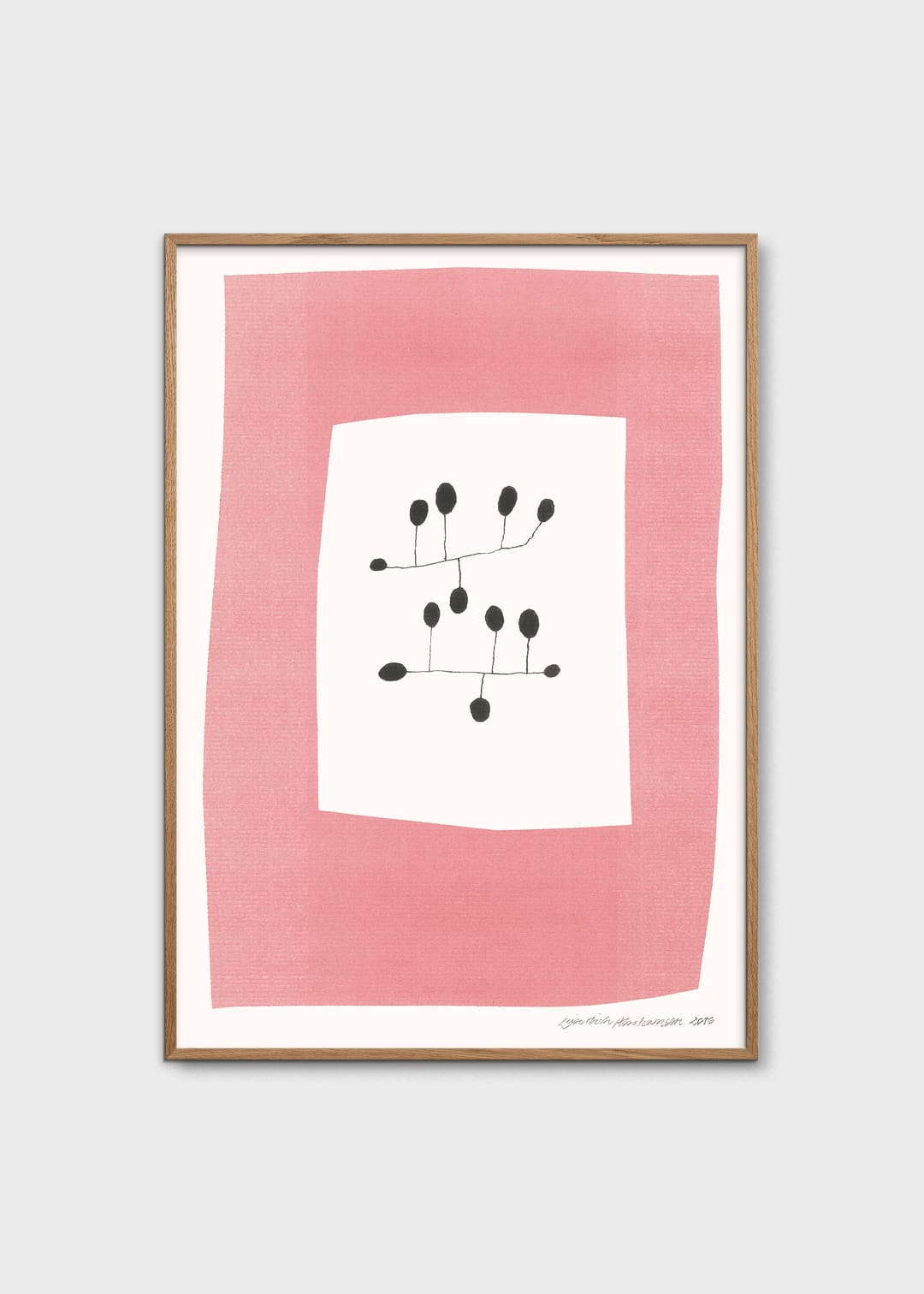 The Poster Club Art Prints Pink Surrender Poster A4 rosa