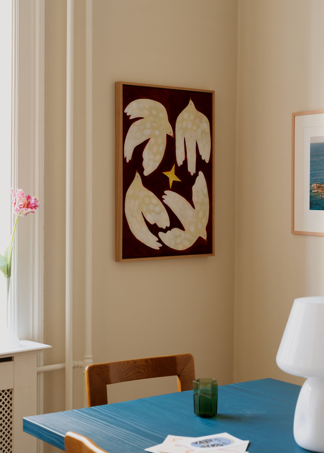 The Poster Club Art Prints Dancing Around the Star Canvas 30x40 Beige