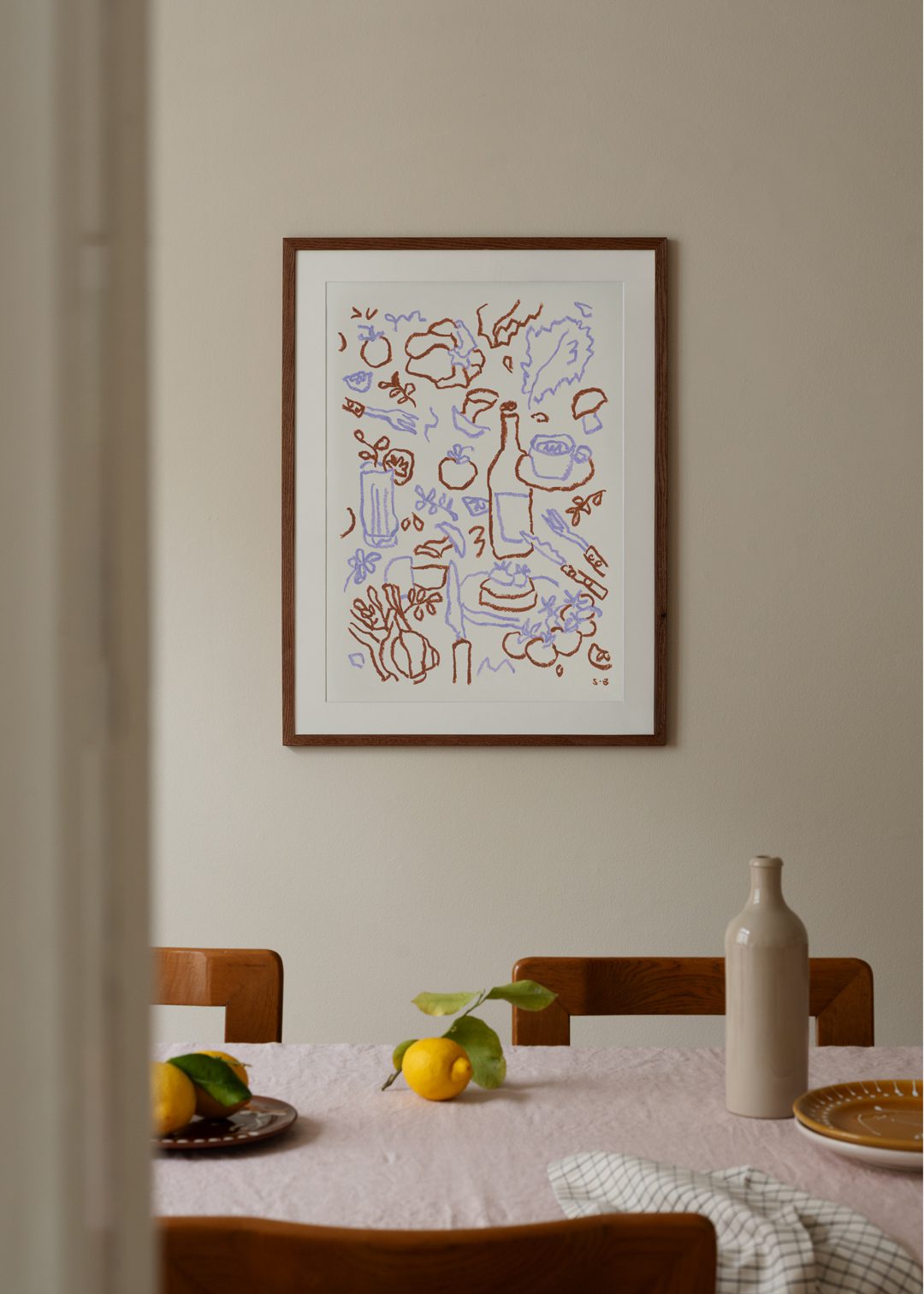 The Poster Club Cooking Session Poster 30x40 cm braun