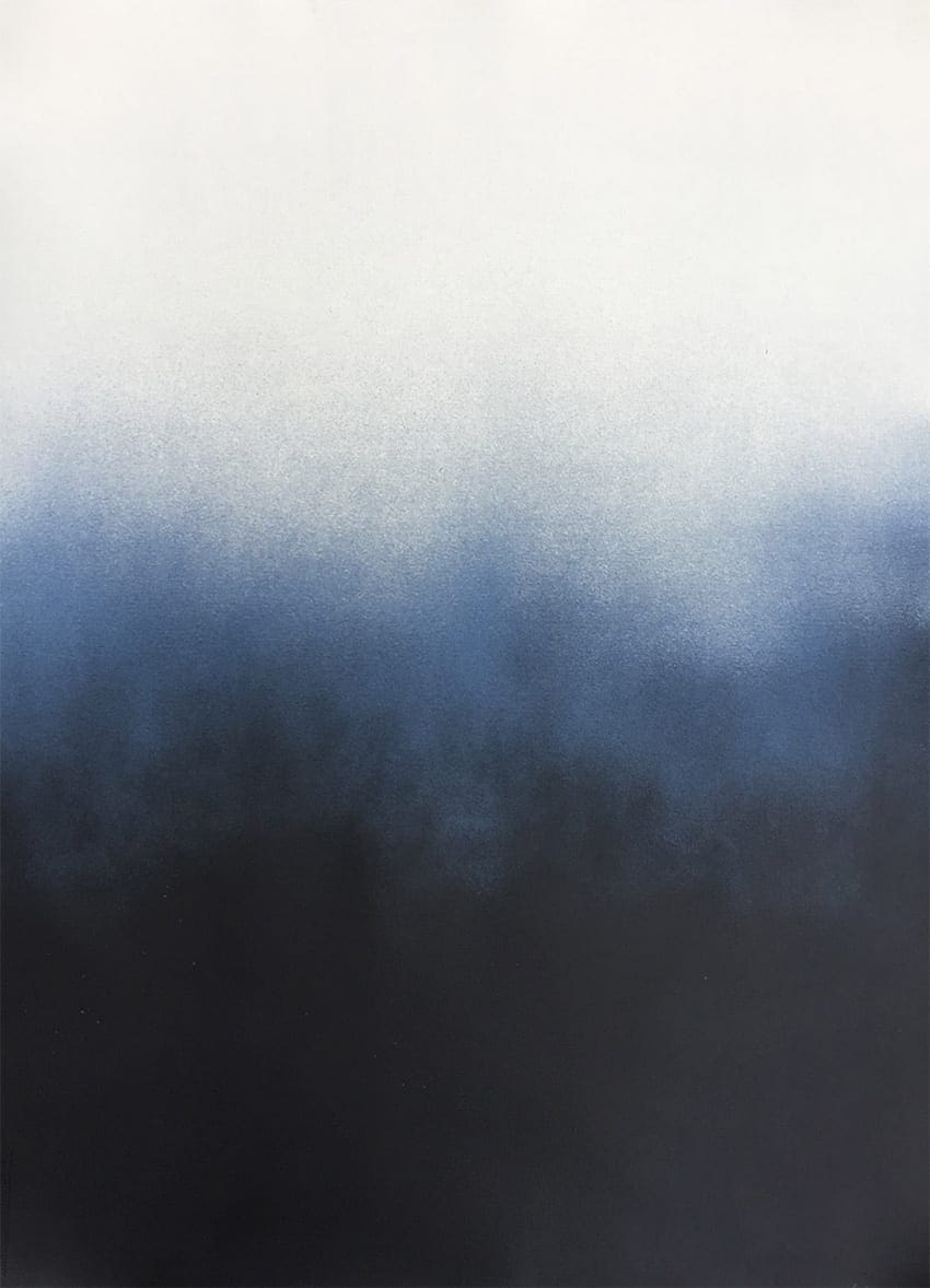 The Poster Club Hazy Grey Poster 79x108 cm grau Unikat