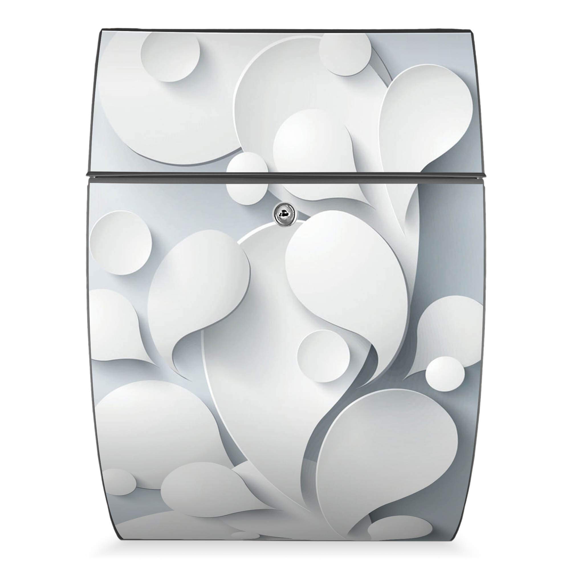 Banjado Riviera 46x33,5x13cm Briefkasten Anthrazit Papiertropfen
