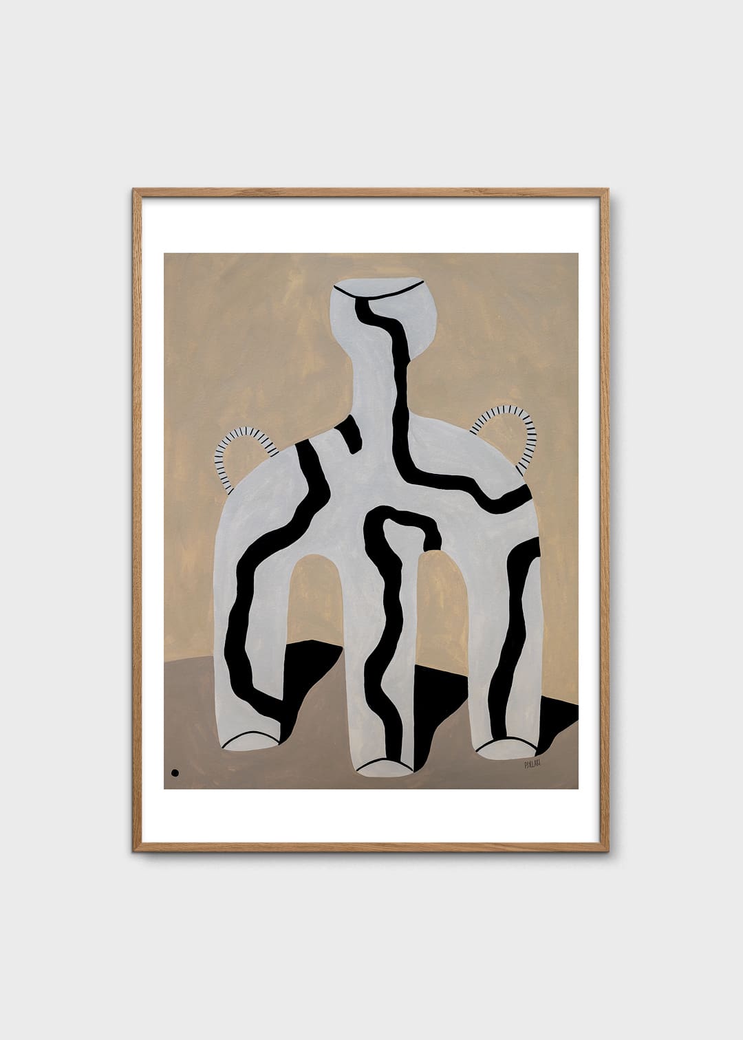 The Poster Club Art Prints Veins 01 Poster 30x40 cm schwarz