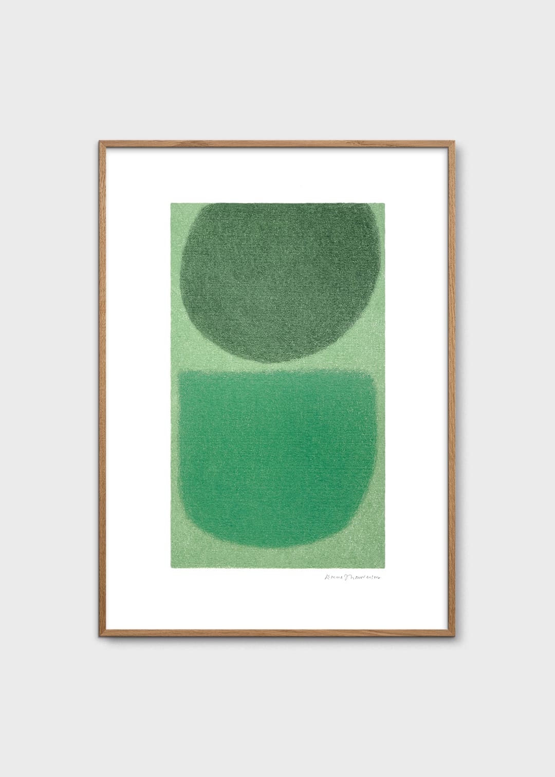 The Poster Club New Pastures Kunstdruck 30x40 cm grün