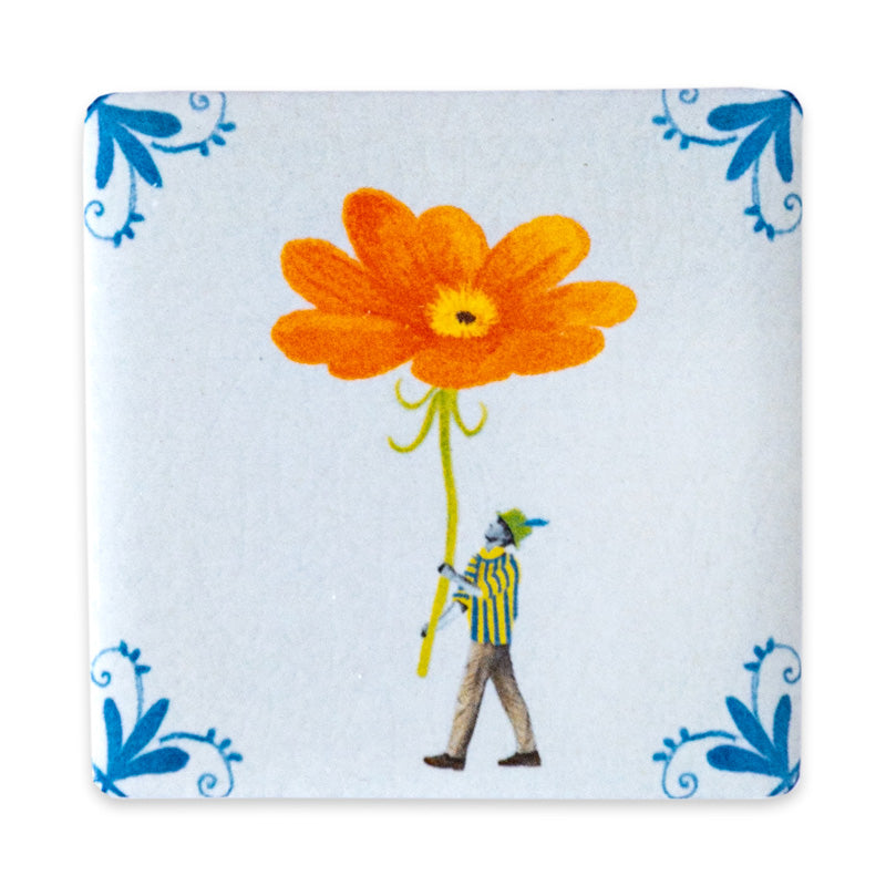 Storytiles Minis Bringing you a bloom Wandfliese Mini Blumenmotiv