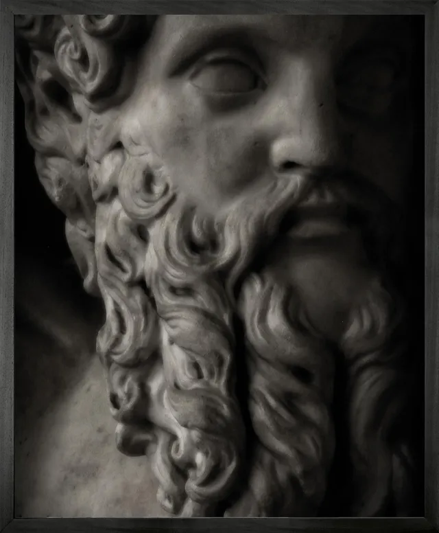 Mineheart Wall Art Statuesque 10 Leinwandbild Schwarz 40x50