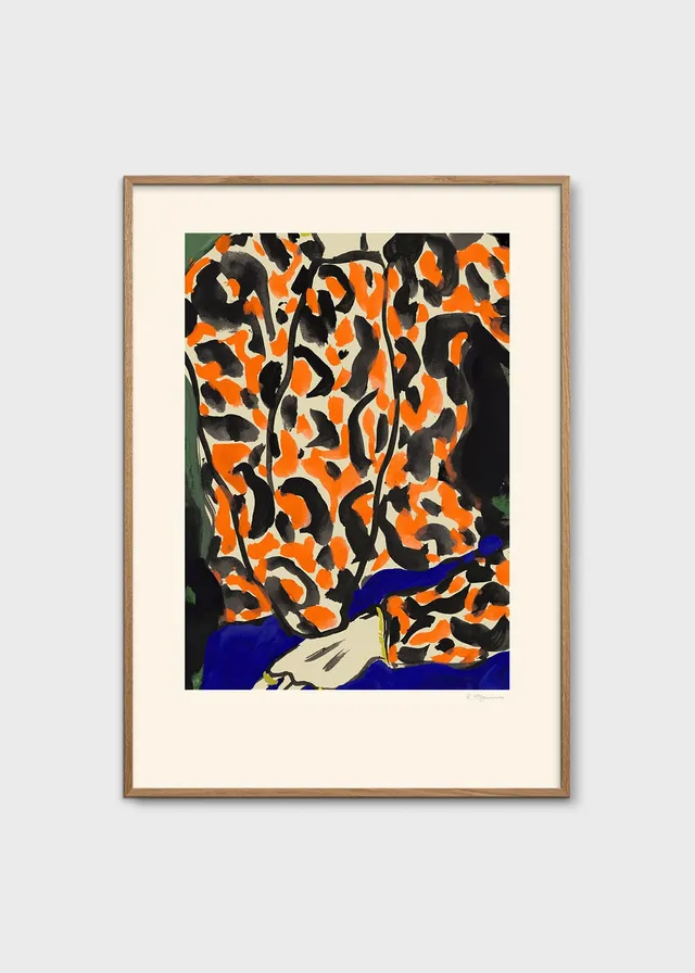 The Poster Club Pattern Top Poster 30x40 cm orange