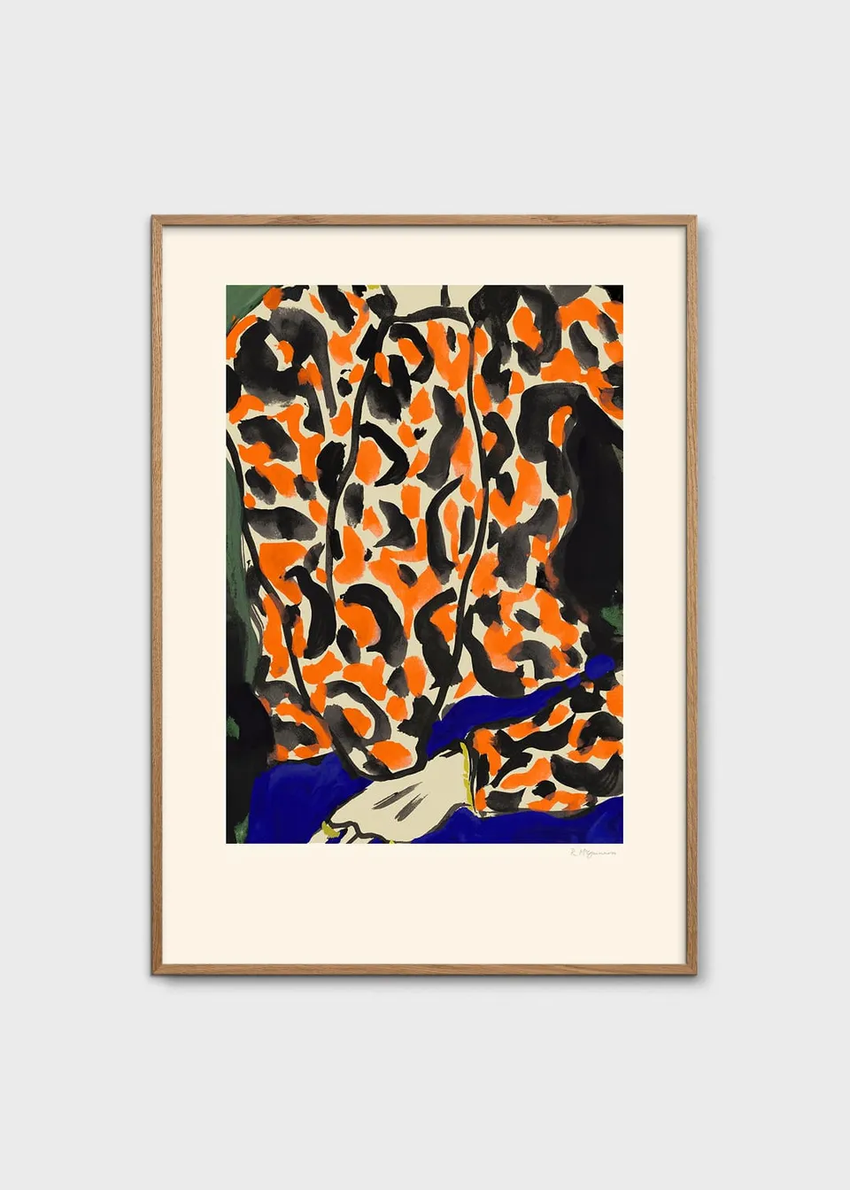 The Poster Club Pattern Top Poster 30x40 cm orange