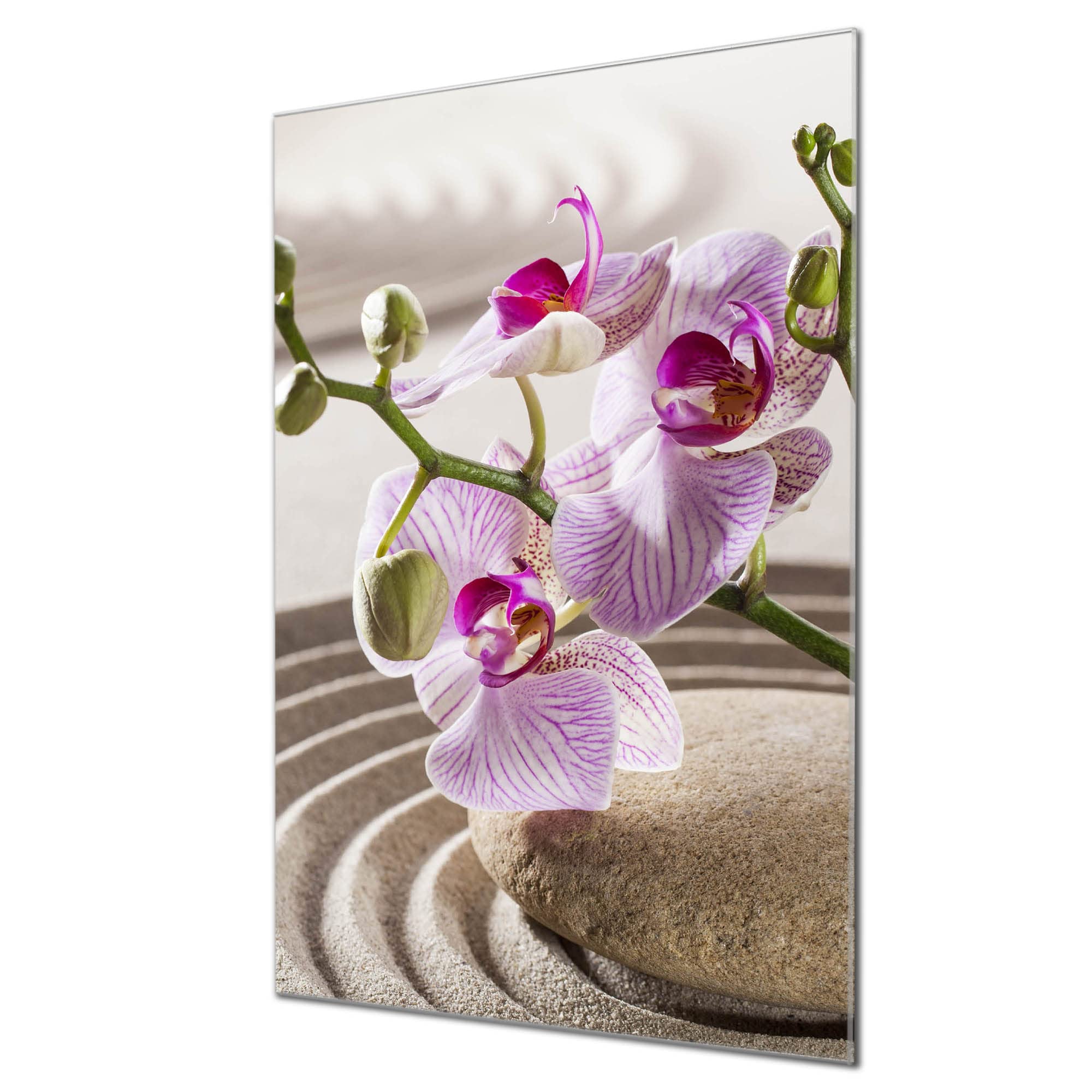 Banjado Magnettafel Steine & Relax 6 Glas 40x60 beschreibbar